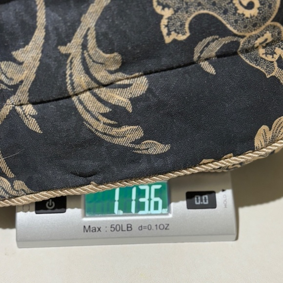 2 VTG Croscill Damask Jacquard STD. Pillow SHAMS 25 X 20 Rope detail Flanged USA - Picture 14 of 14